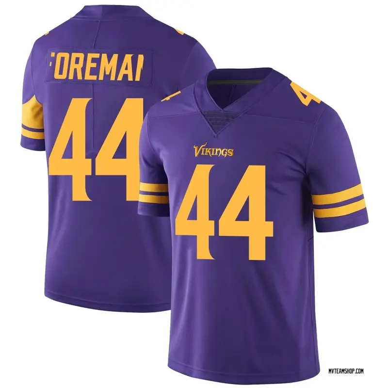 Men's Chuck Foreman Minnesota Vikings Color Rush Jersey - Purple Limited