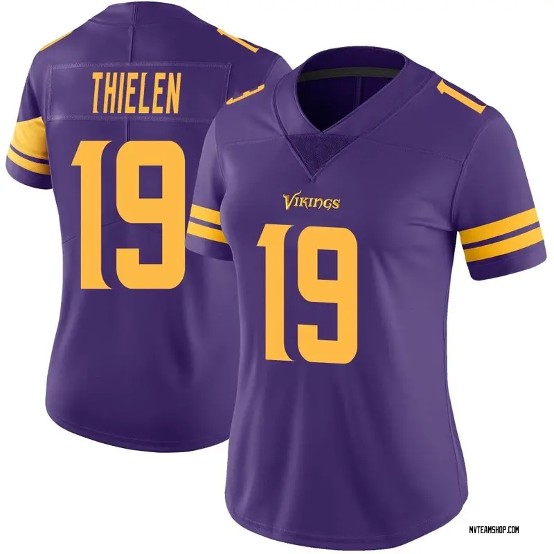 Women's Adam Thielen Minnesota Vikings Color Rush Jersey - Purple Limited