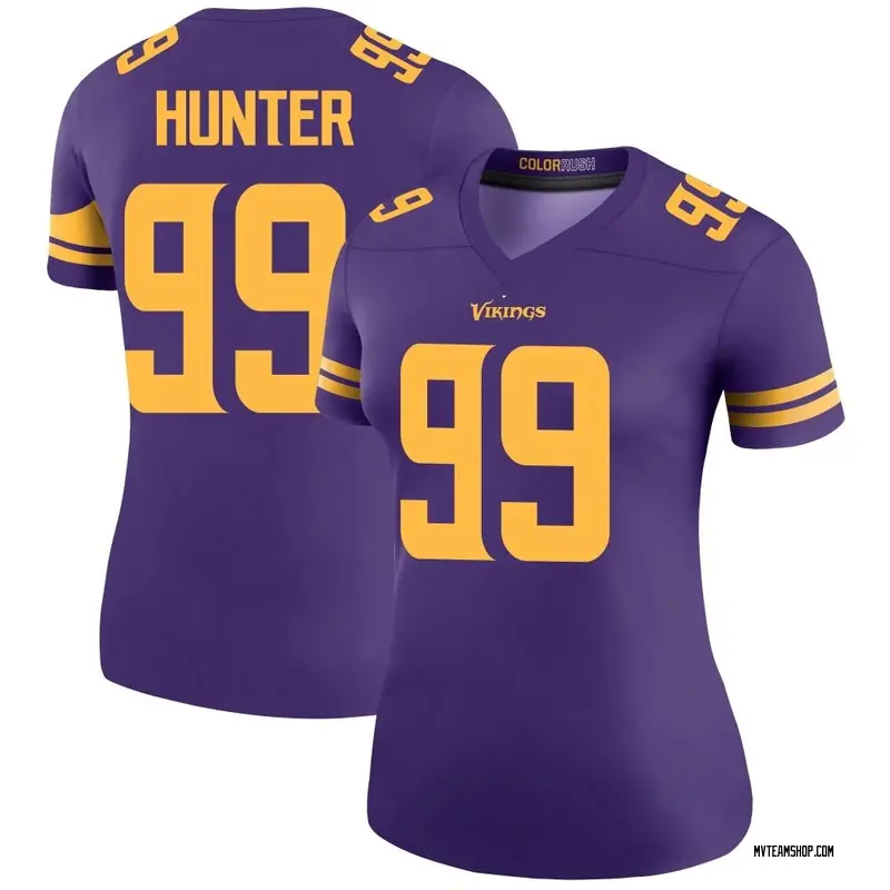 Women's Danielle Hunter Minnesota Vikings Color Rush Jersey - Purple Legend