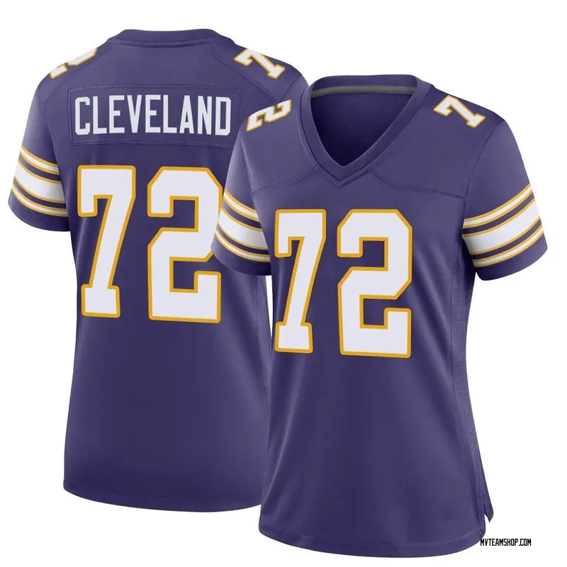 Ezra Cleveland Minnesota Vikings Nike Game Jersey - Purple