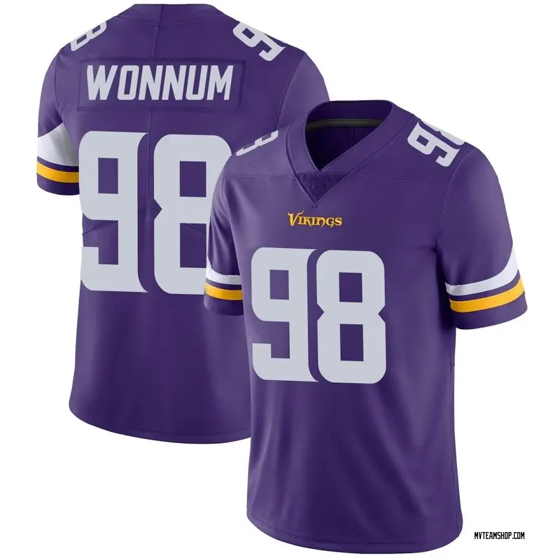 Youth D.J. Wonnum Minnesota Vikings Team Color Vapor Untouchable Jersey ...
