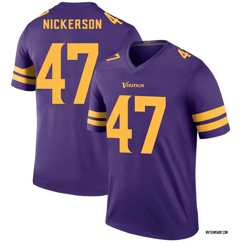 Youth Hardy Nickerson Minnesota Vikings Color Rush Jersey - Purple Legend